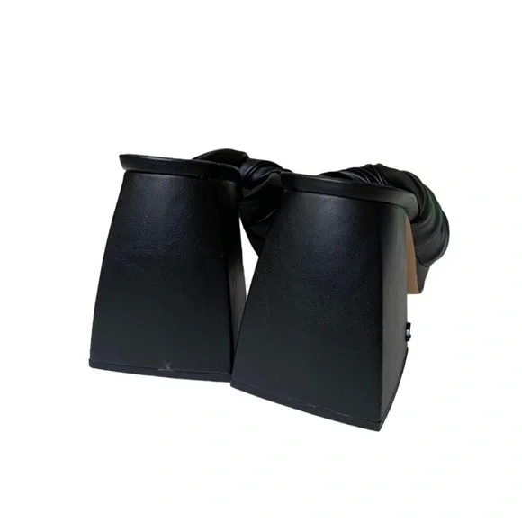 Circus NY Marianna Block Heel Black Sandals US  7 - Picture 5 of 8